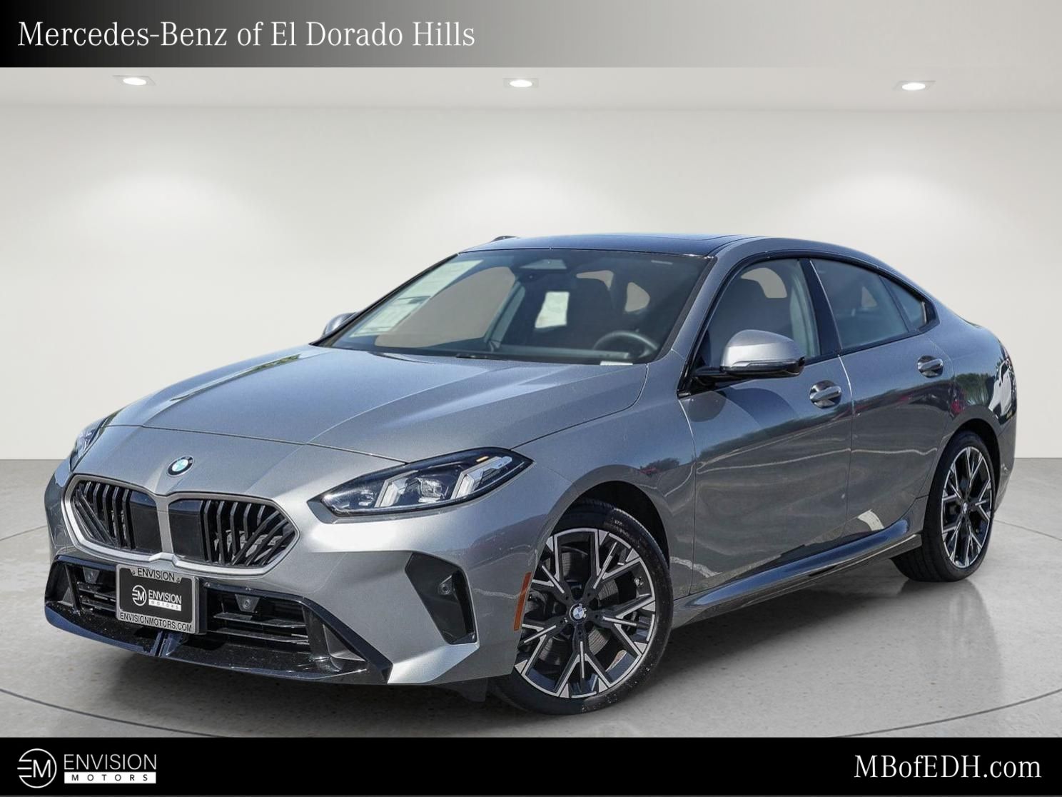 Gray (Skyscraper Grey Metallic) 2025 BMW 2 Series Sedan All-Wheel Drive Automatic