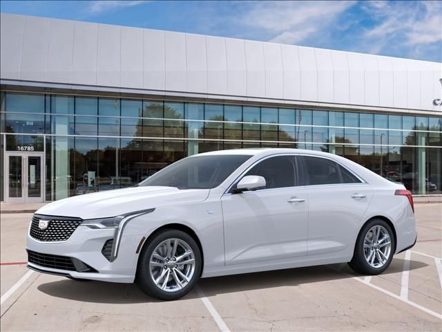 2026 Cadillac CT4 Luxury White at Bayway Cadillac of The Woodlands