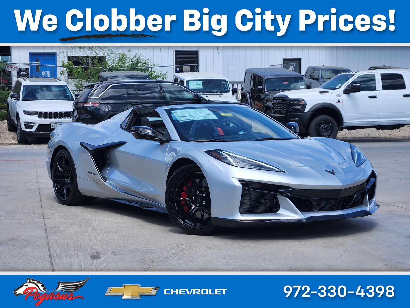 Blade Silver Metallic 2026 Chevrolet Corvette Z06 1LZ Convertible RWD Convertible Rear-Wheel Drive 8-Speed Dual Clutch