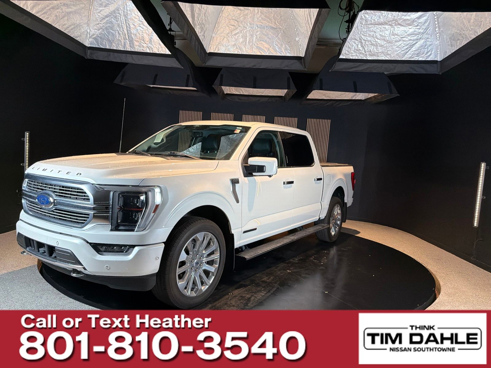 White 2021 Ford F-150 Pickup Truck Four-Wheel Drive Automatic