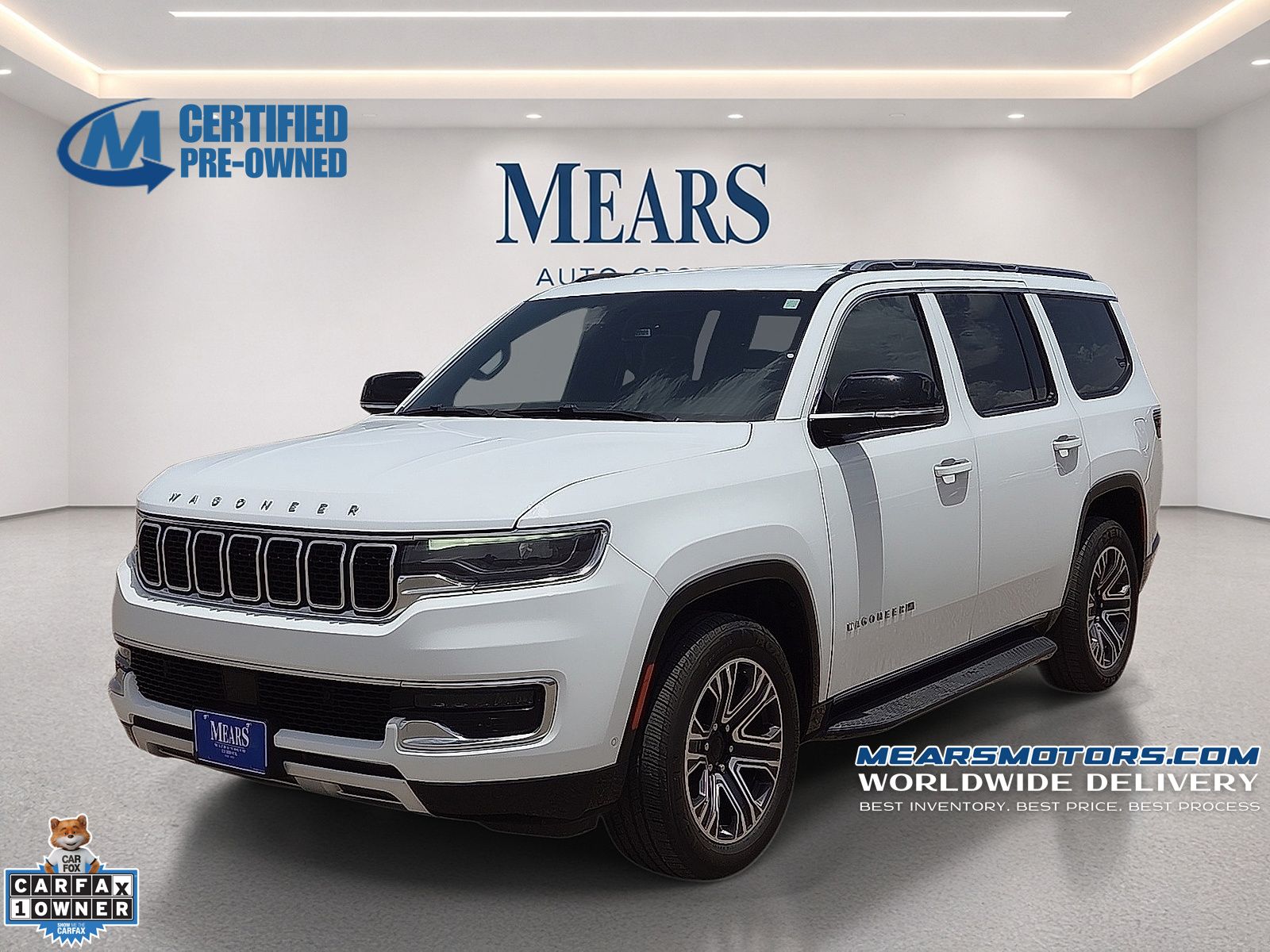 Bright White Clearcoat 2024 Jeep Wagoneer SUV / Crossover 4X2 8-Speed Automatic