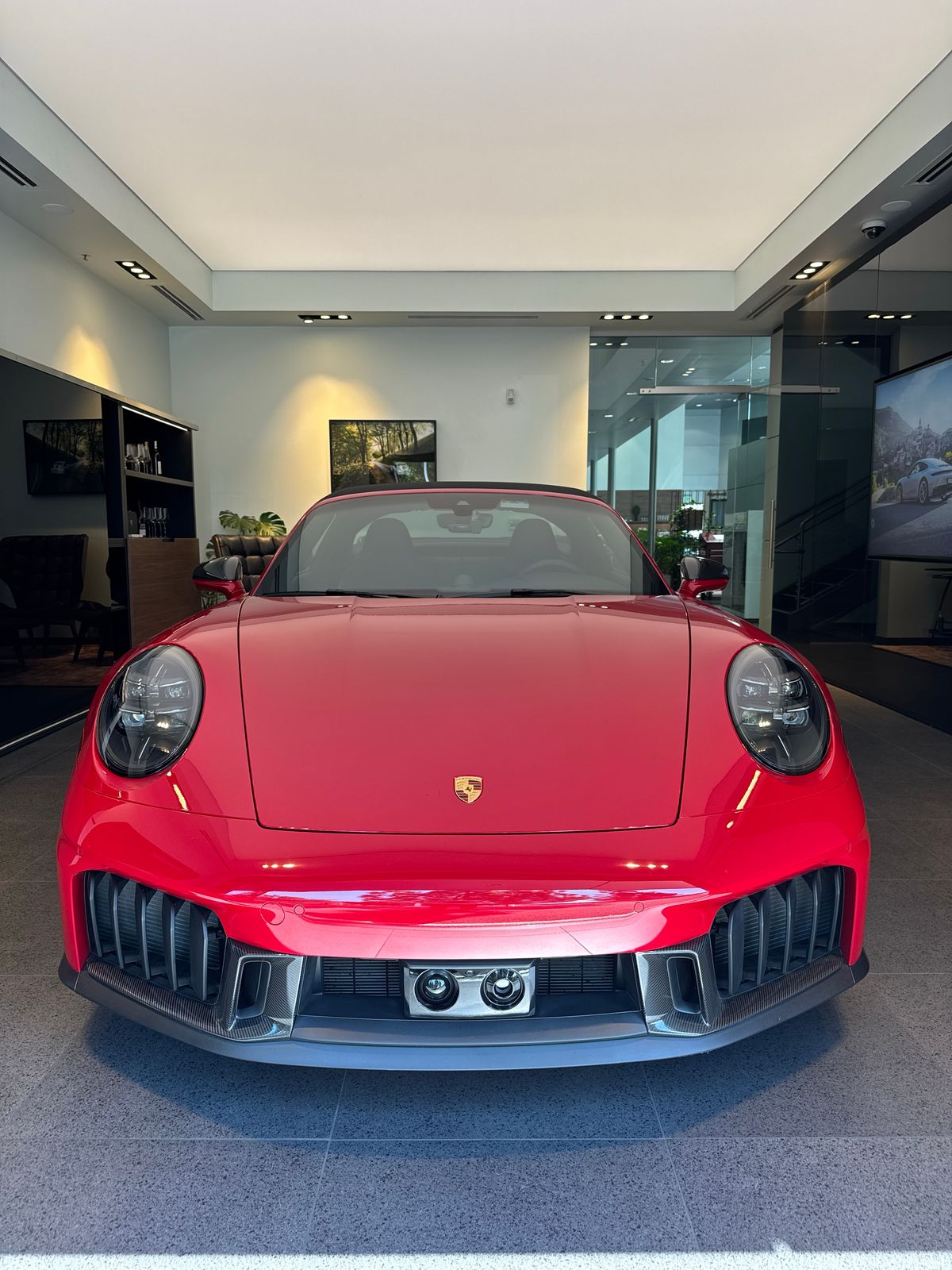 Carmine Red 2026 Porsche 911 Convertible All-Wheel Drive 8-Speed Automatic