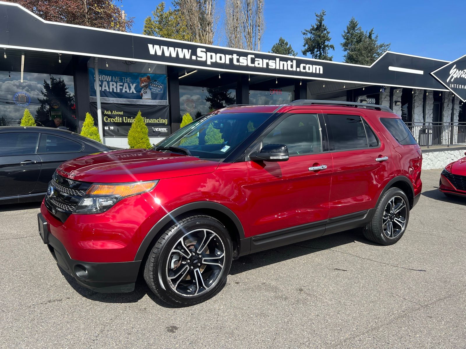 Ruby Red Metallic 2013 Ford Explorer Sport 4WD SUV / Crossover All-Wheel Drive 6-Speed Automatic