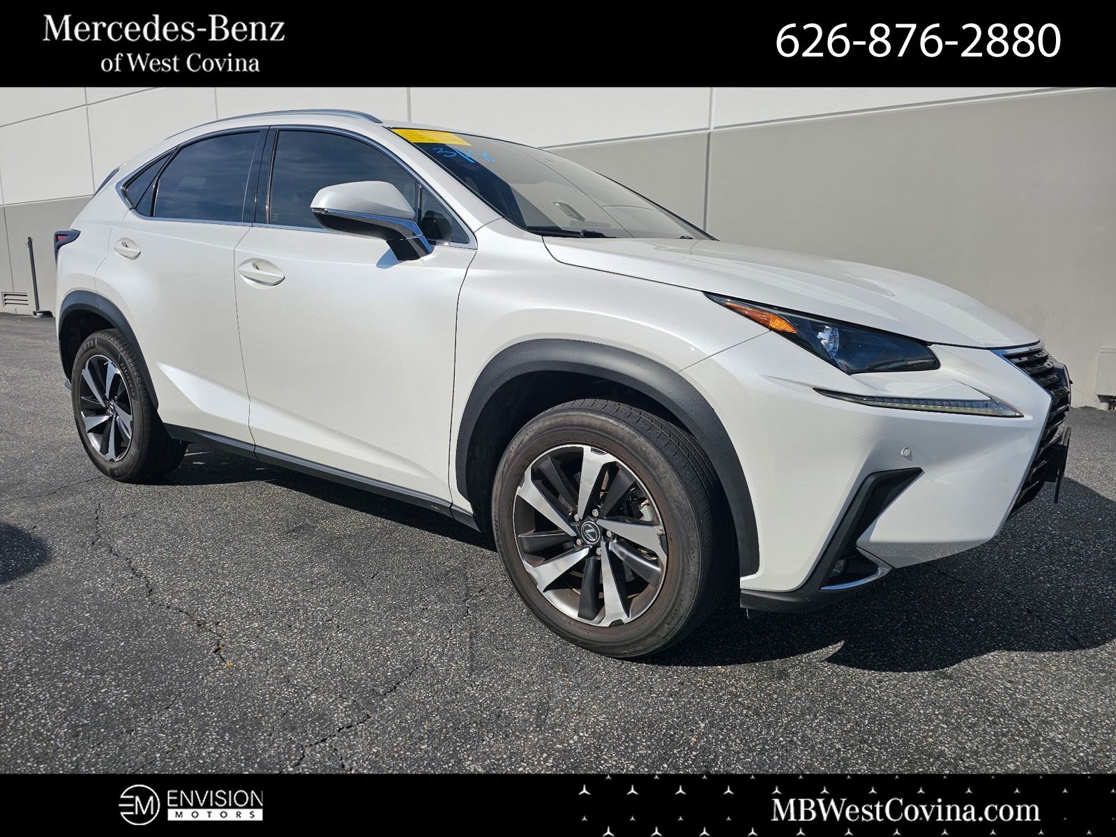 Eminent White Pearl 2021 Lexus NX 300 FWD SUV / Crossover Front-Wheel Drive 6-Speed Automatic