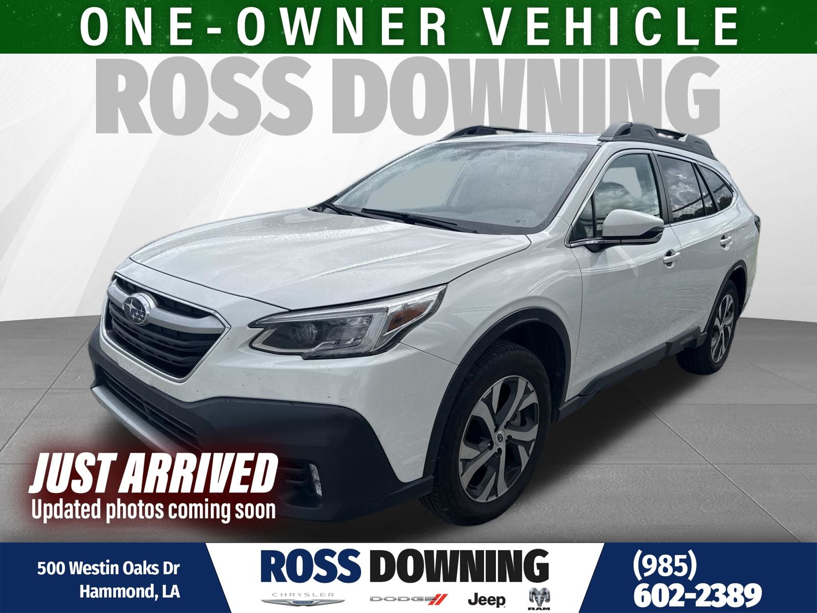 Crystal White Pearl 2022 Subaru Outback Limited Crossover AWD SUV / Crossover All-Wheel Drive Continuously Variable Transmission