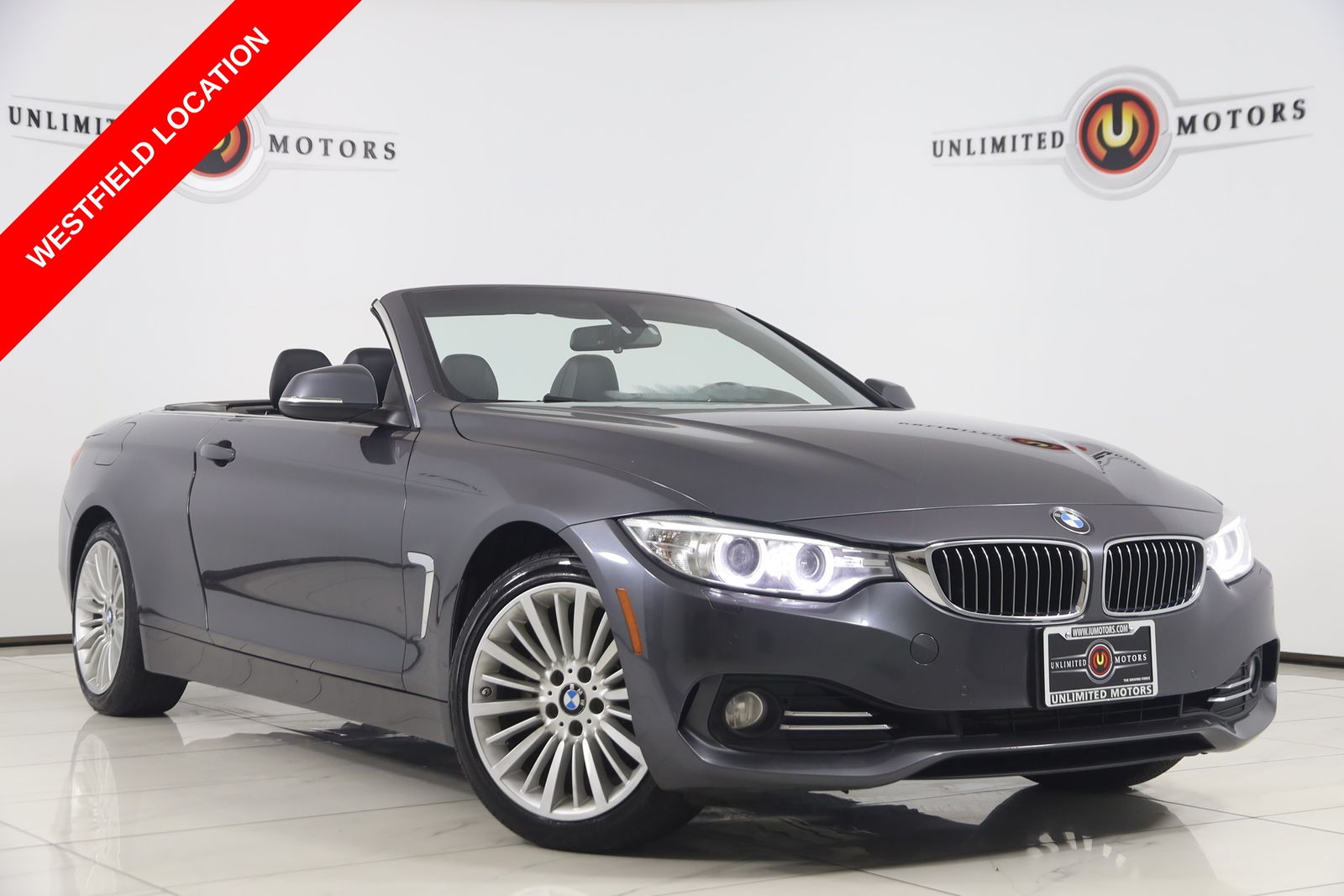 Mineral Gray Metallic 2016 BMW 4 Series Convertible All-Wheel Drive 8-Speed Automatic
