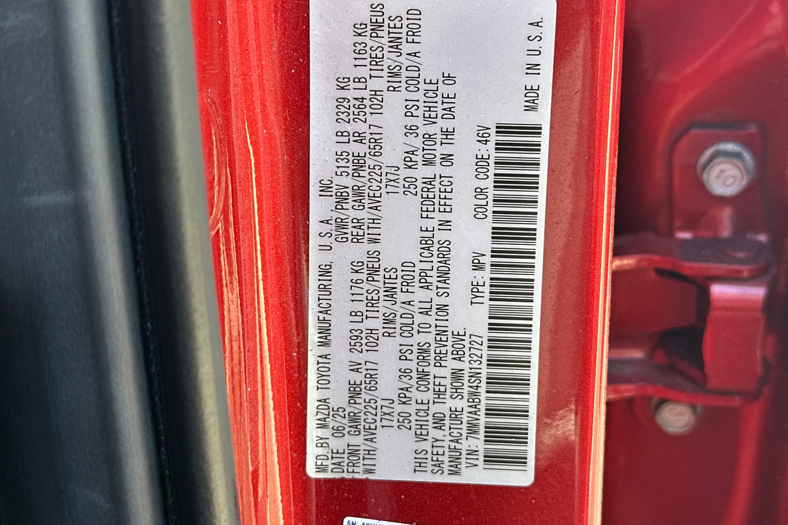 Used 2025 Red Mazda Preferred image 30
