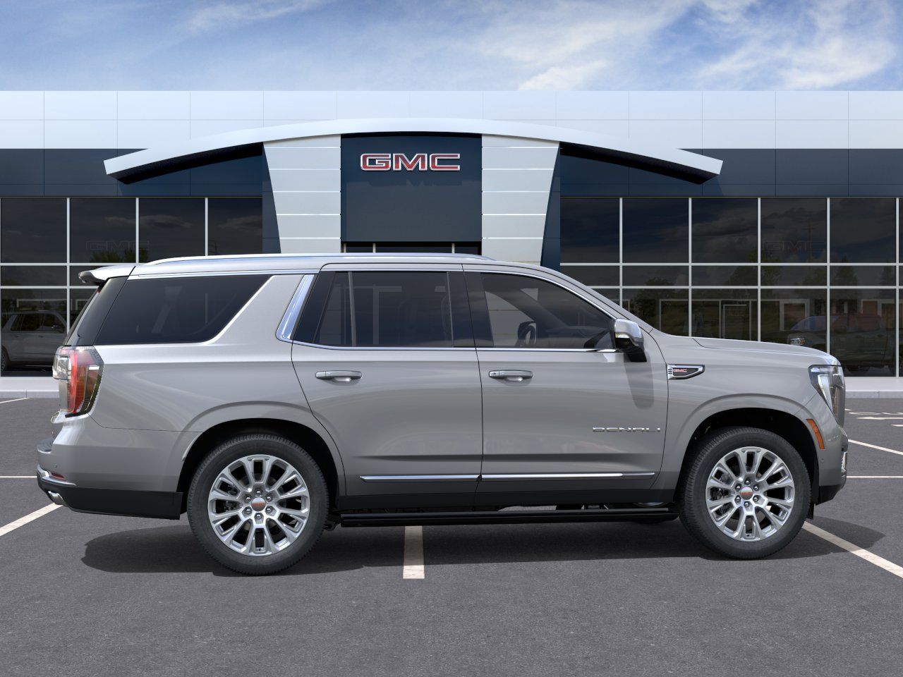 2026 GMC Yukon Denali Silver at Ross Downing Buick GMC