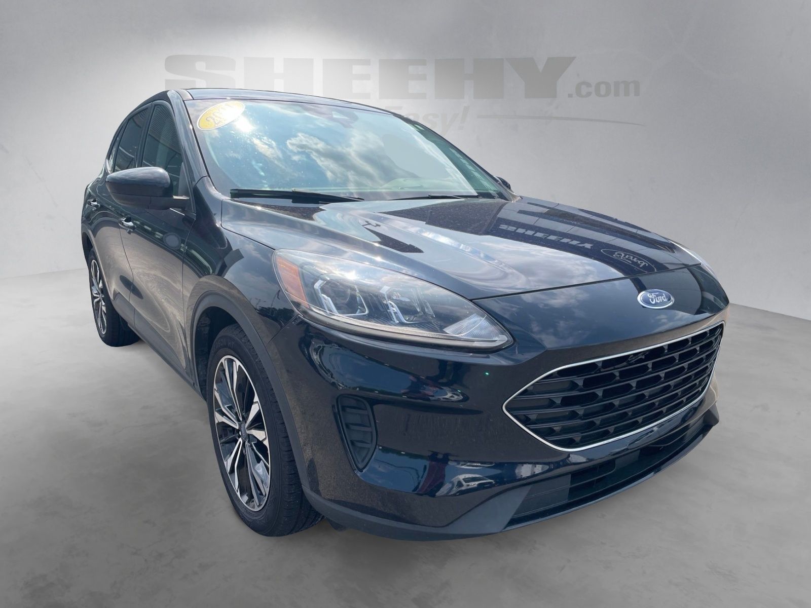 Certified Used 2021 Antimatter Blue Metallic Ford SE image 2