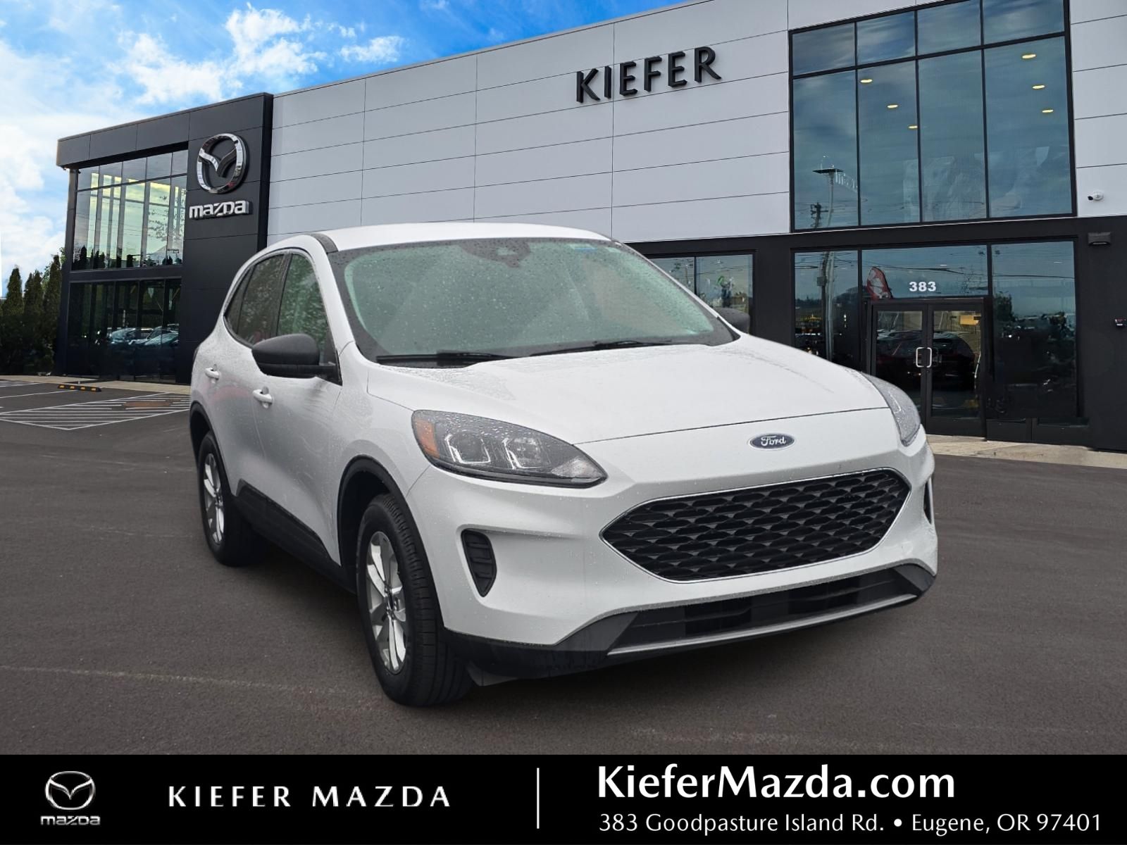 Oxford White 2022 Ford Escape Hybrid SE AWD SUV / Crossover All-Wheel Drive Continuously Variable Transmission