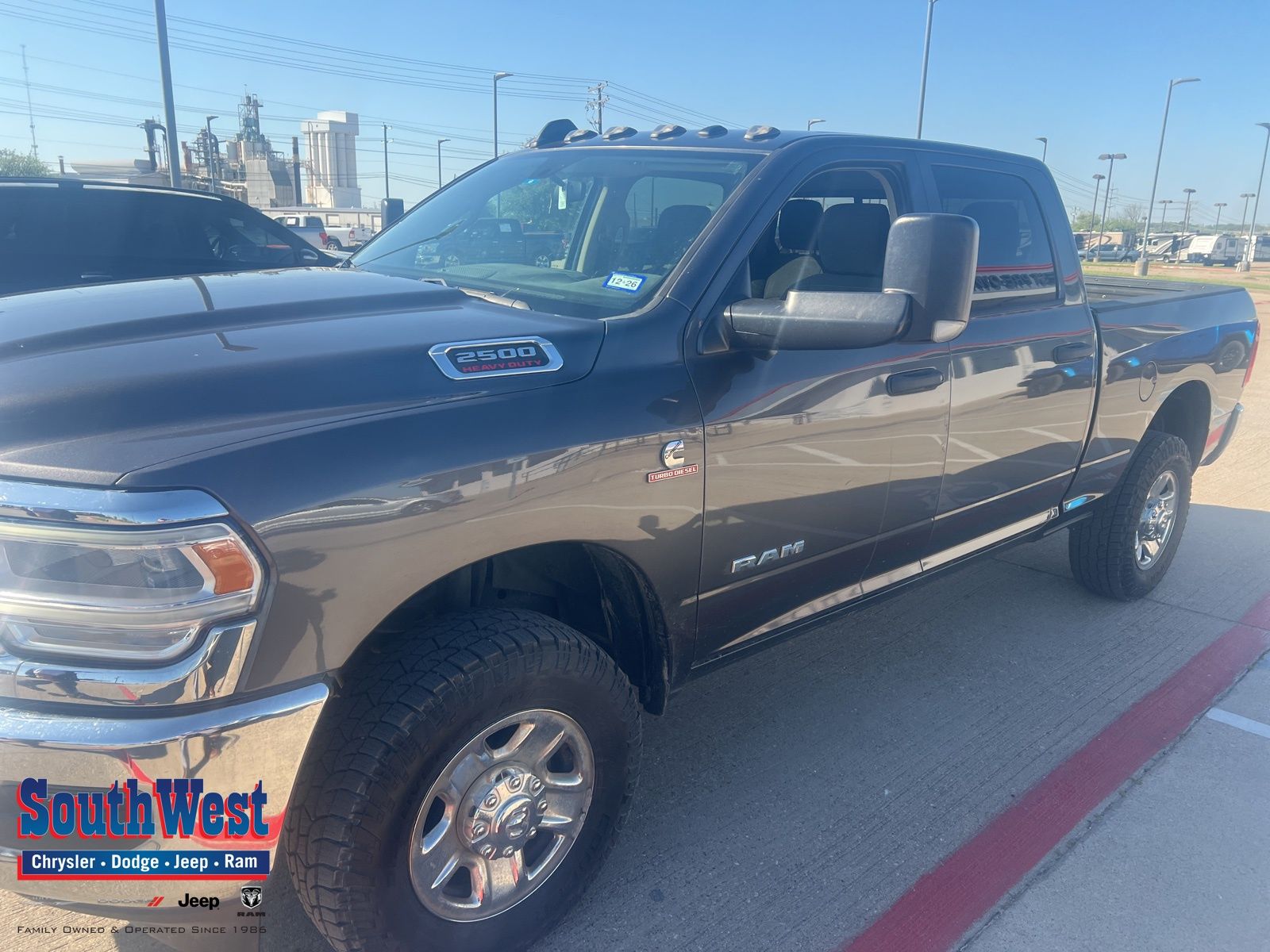 Gray (Granite Crystal Metallic Clearcoat) 2019 RAM 2500 Tradesman Crew Cab 4WD Pickup Truck Four-Wheel Drive 6-Speed Automatic