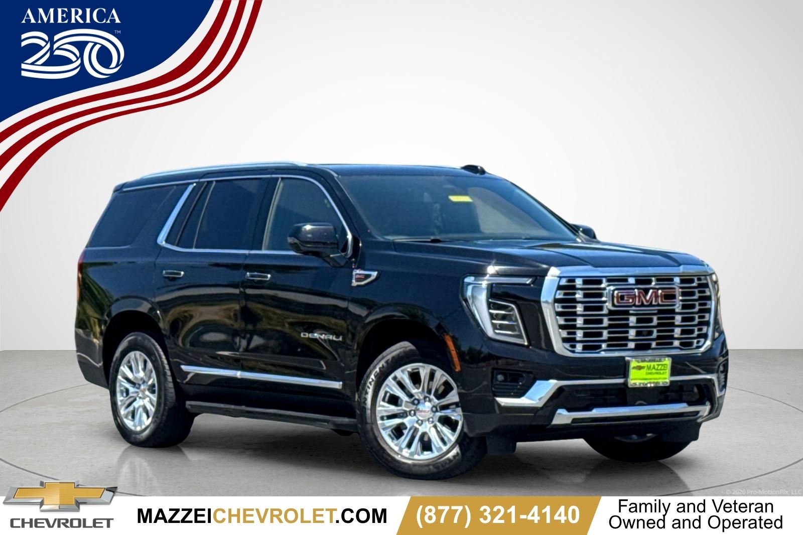 Onyx Black 2025 GMC Yukon SUV / Crossover Four-Wheel Drive