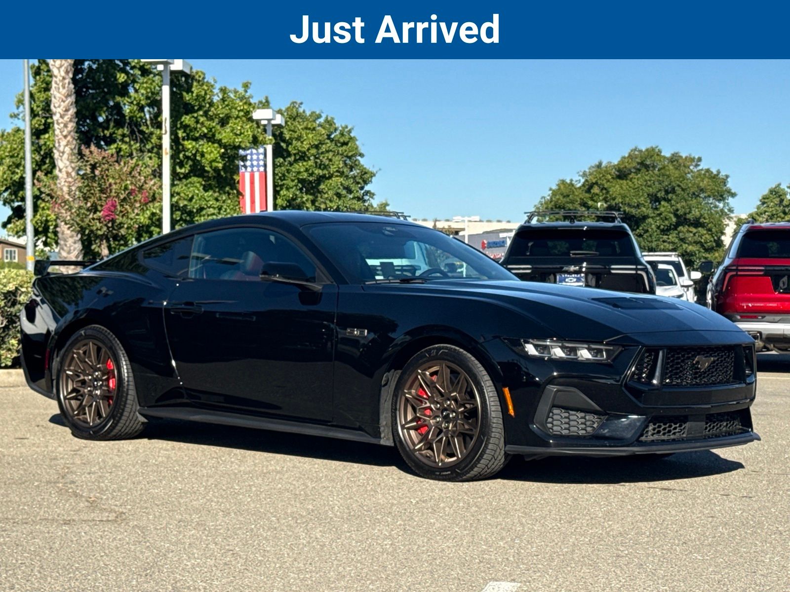 Shadow Black 2024 Ford Mustang GT Premium Fastback RWD Coupe Rear-Wheel Drive Automatic