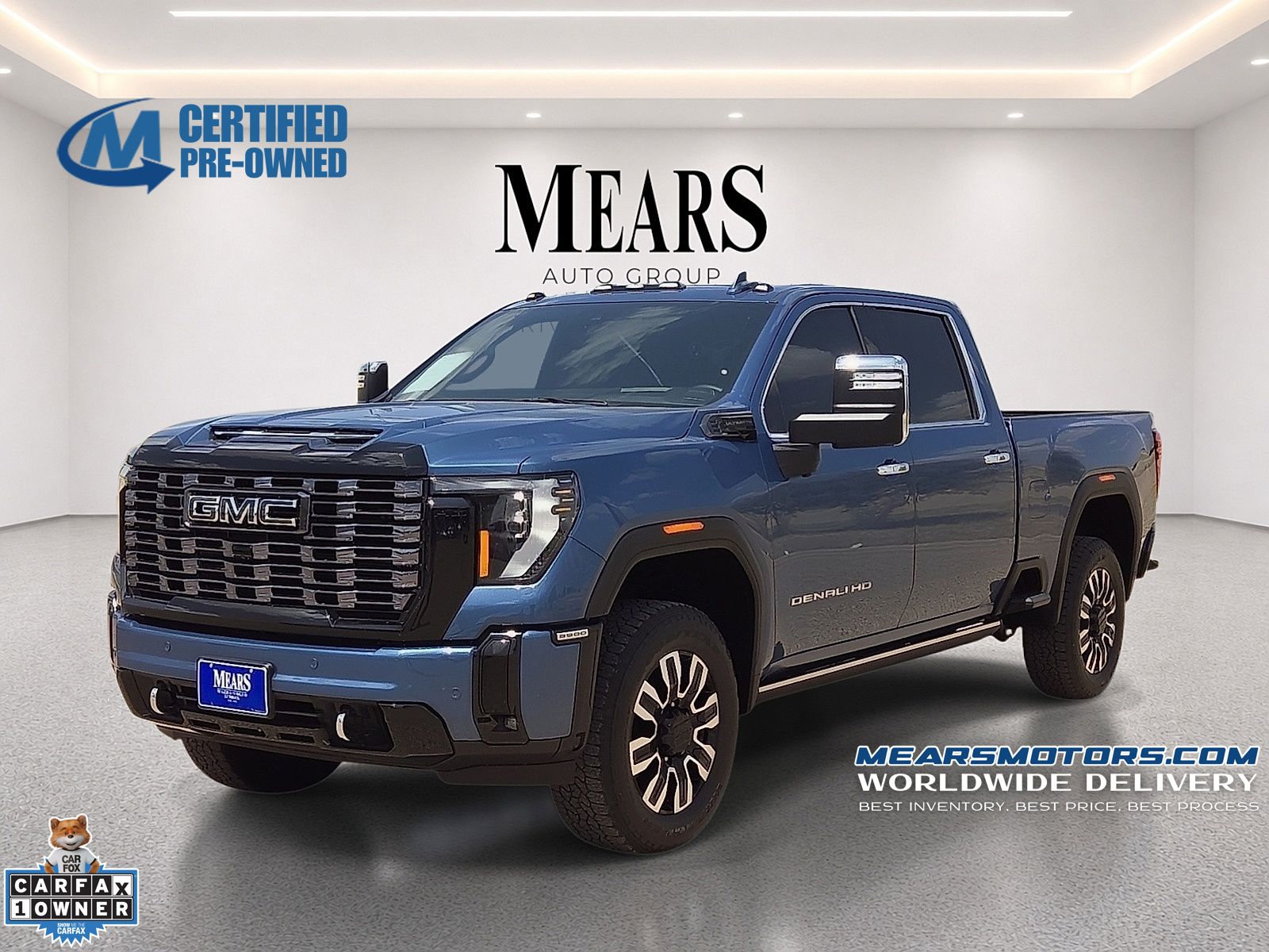 Downpour Metallic 2026 GMC Sierra 3500HD Pickup Truck Four-Wheel Drive Automatic