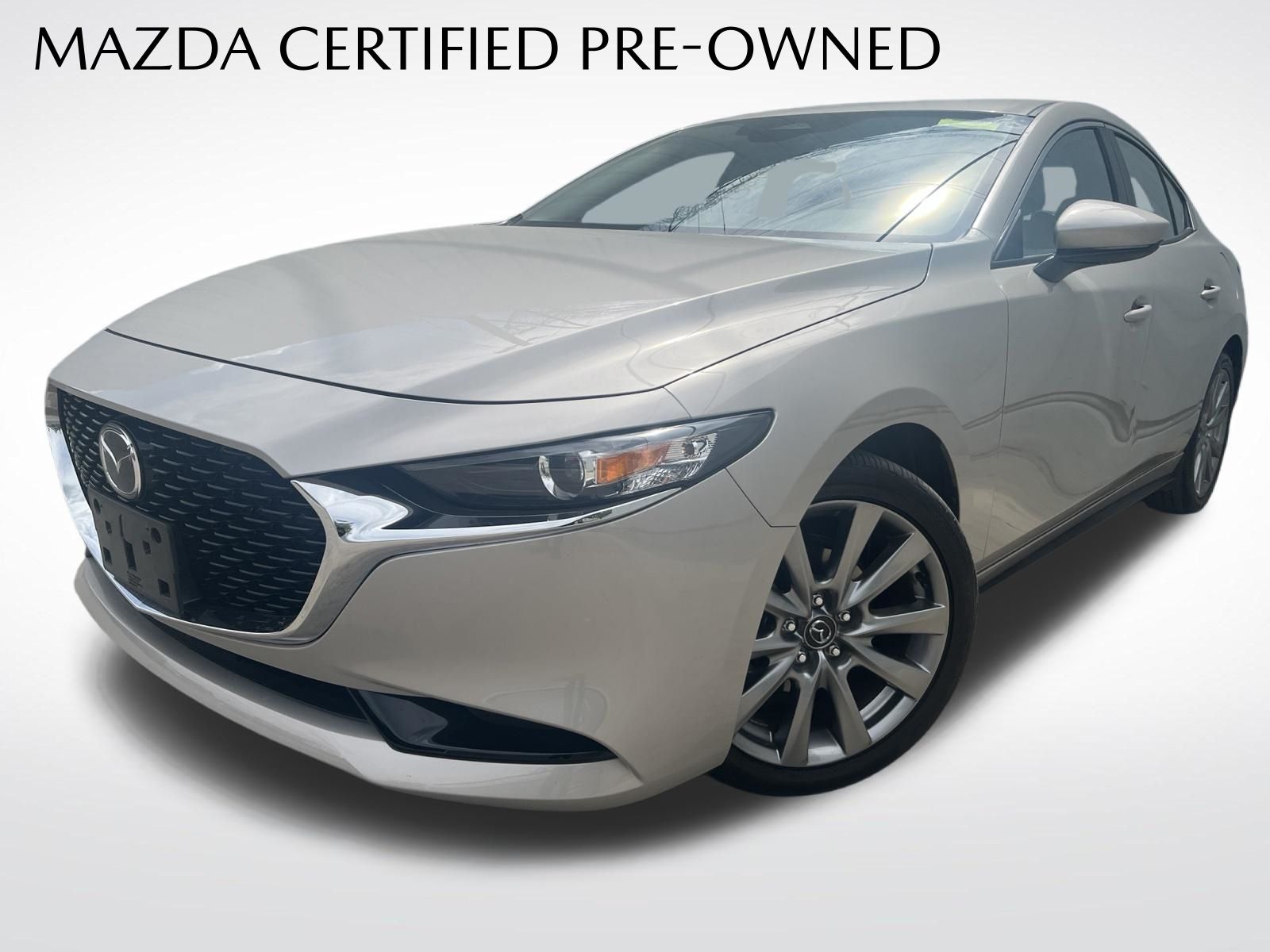 Gray (Platinum Quartz Metallic) 2026 Mazda MAZDA3 Sedan Front-Wheel Drive 6-Speed Automatic