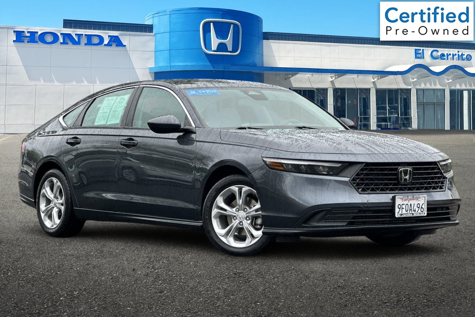 Meteorite Gray Metallic 2023 Honda Accord LX FWD Sedan Front-Wheel Drive Continuously Variable Transmission