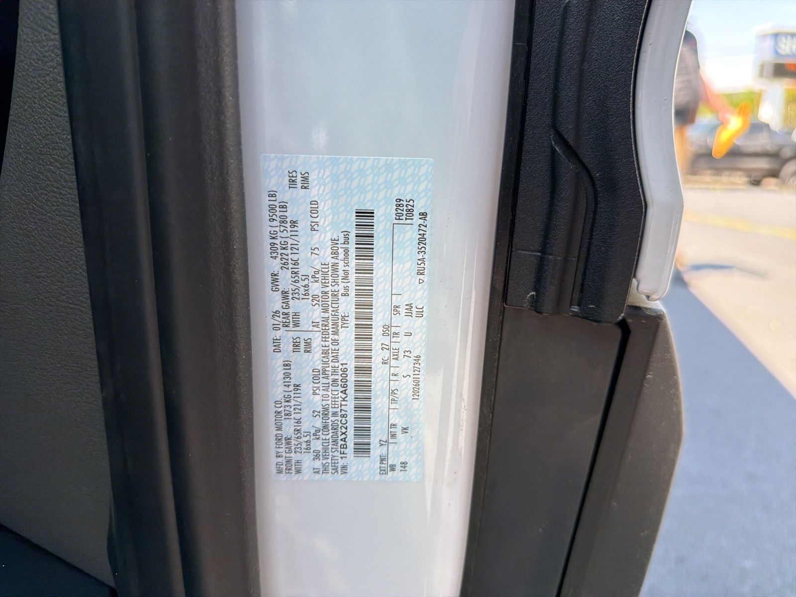 New 2026 White Ford Mid Roof 15-Passenger Van image 24