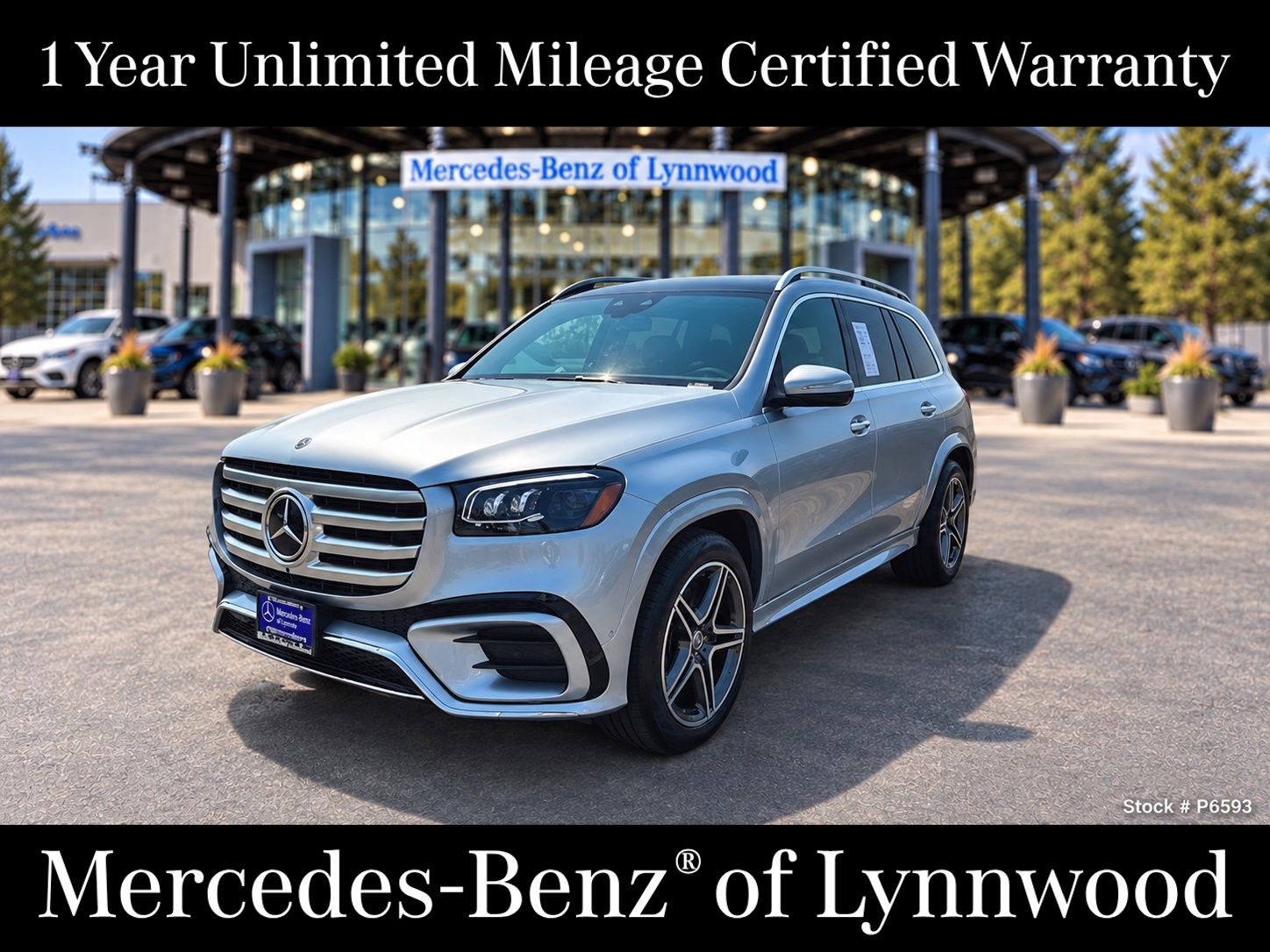 Cirrus Silver Metallic 2025 Mercedes-Benz GLS SUV / Crossover All-Wheel Drive 9-Speed Automatic