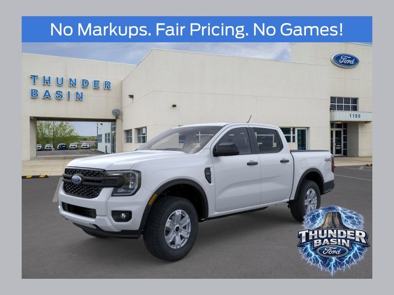 Oxford White 2026 Ford Ranger XL SuperCrew 4WD Pickup Truck Four-Wheel Drive Automatic