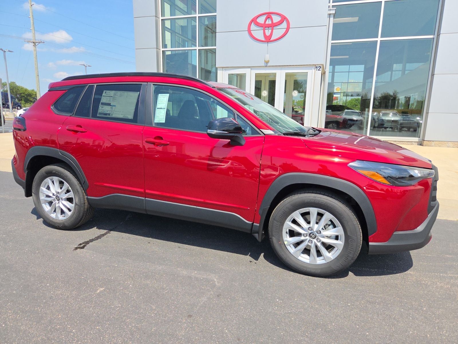 Red Crystal 2026 Toyota Corolla Cross SUV / Crossover All-Wheel Drive Continuously Variable Transmission