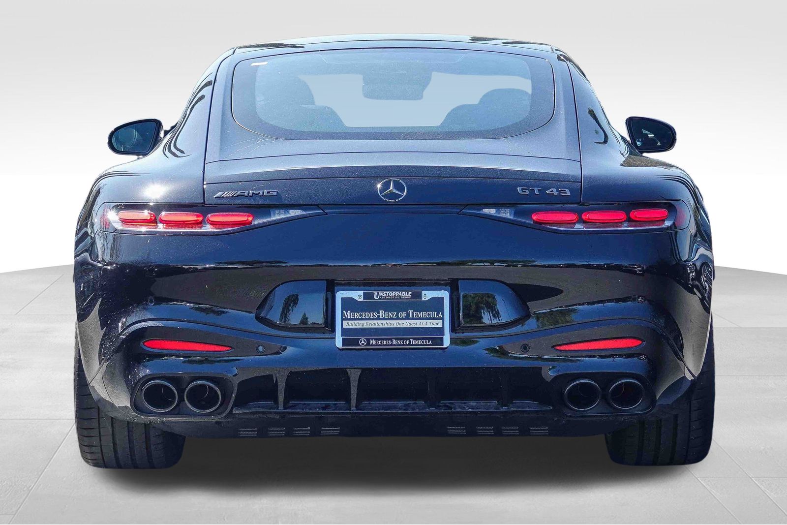 New Obsidian Black Metallic 2025 Mercedes-Benz AMG GT Base for