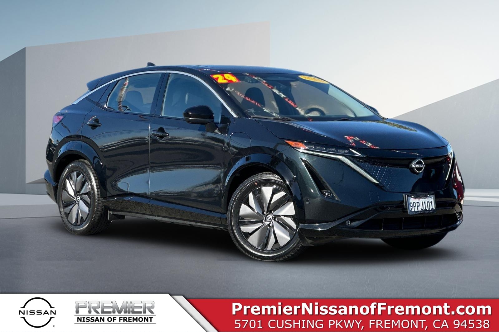 Northern Lights Metallic 2024 Nissan Ariya SUV / Crossover Front-Wheel Drive Continuously Variable Transmission