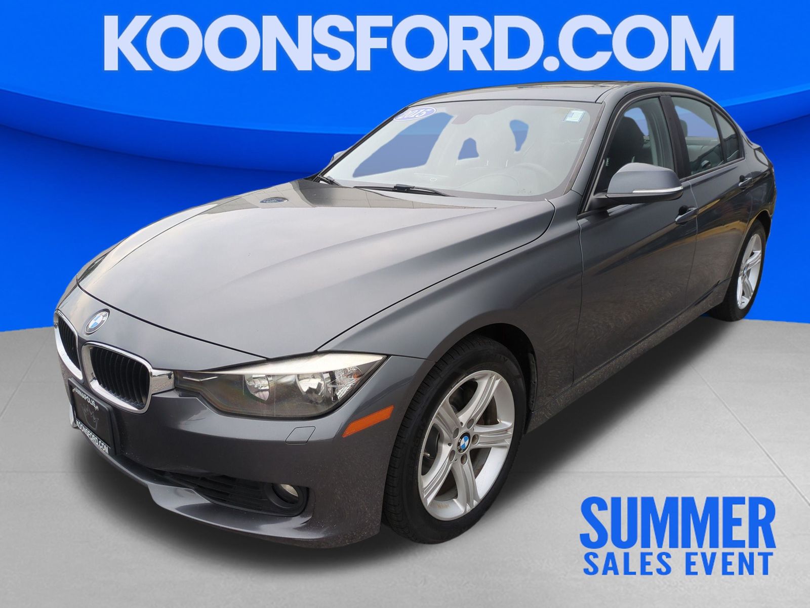 Mineral Gray Metallic 2015 BMW 3 Series Sedan All-Wheel Drive 8-Speed Automatic