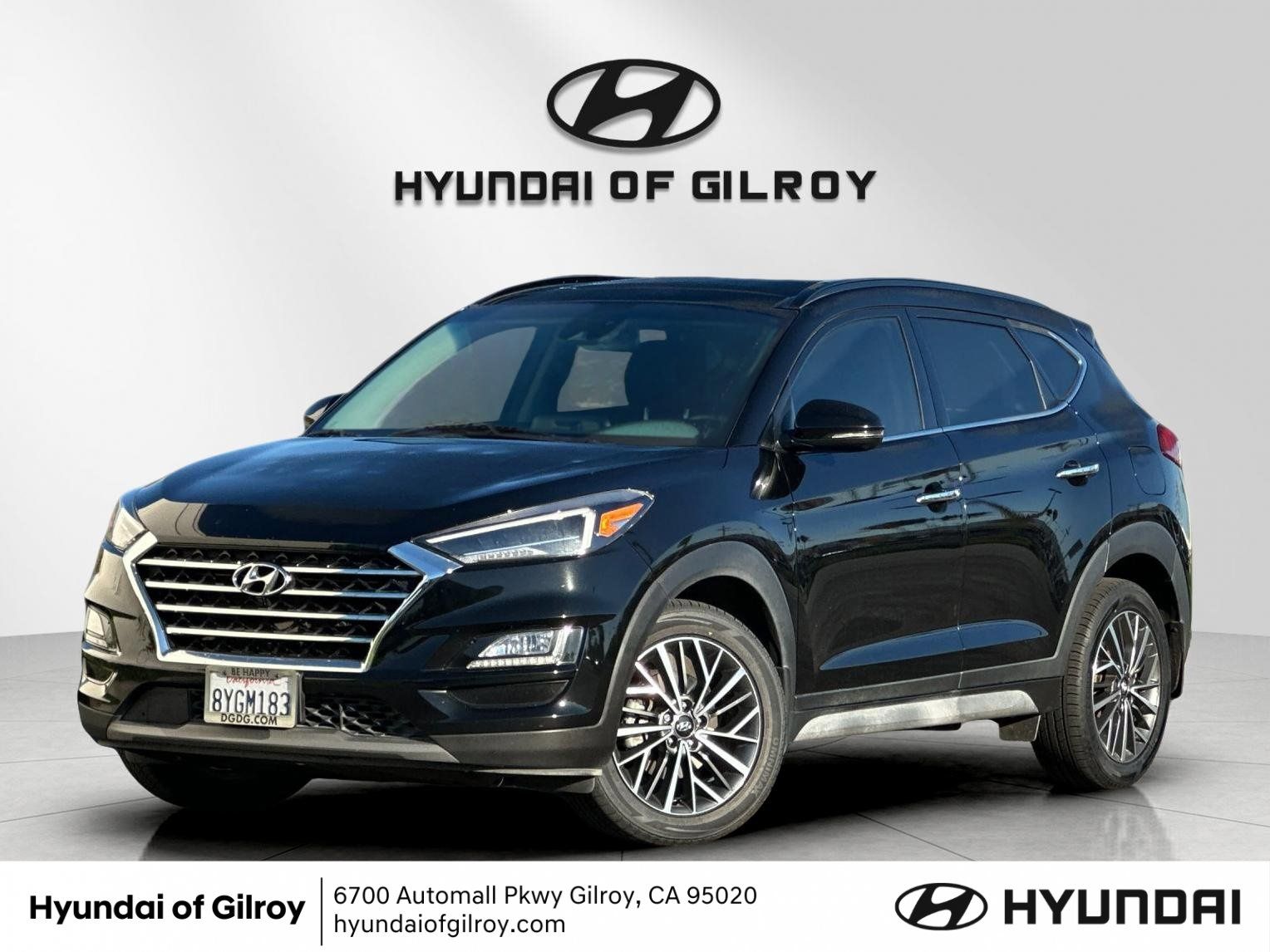 Black Noir Pearl 2021 Hyundai Tucson SUV / Crossover Front-Wheel Drive 6-Speed Automatic
