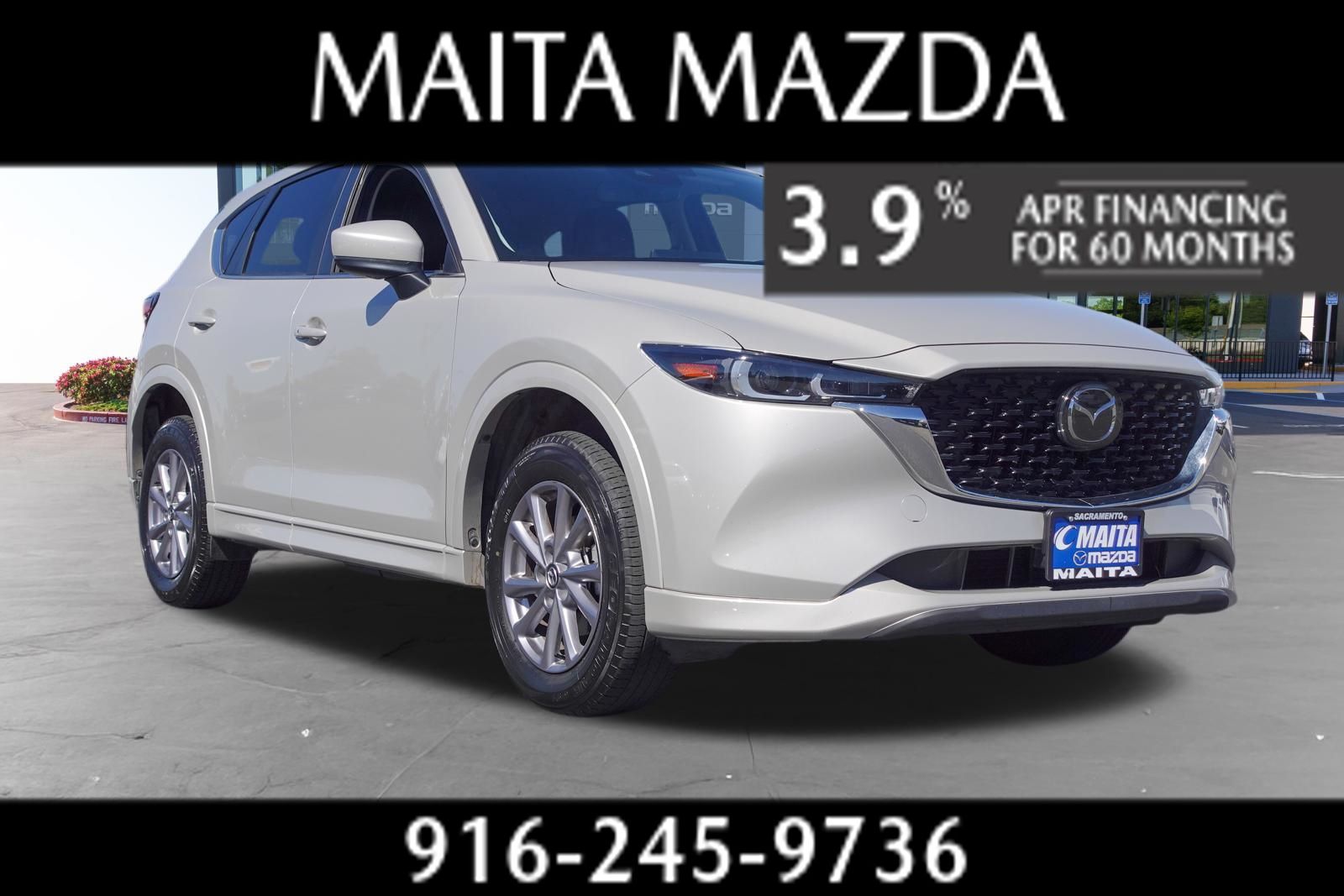 Gray (Platinum Quartz Metallic) 2025 Mazda CX-5 SUV / Crossover All-Wheel Drive 6-Speed Automatic
