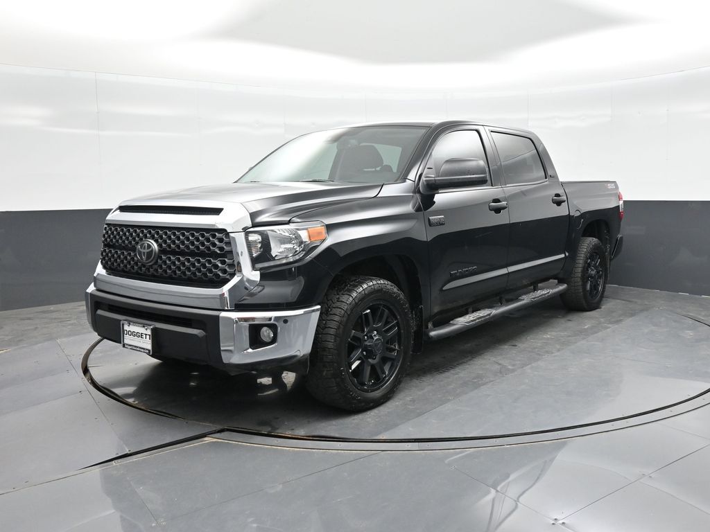 Midnight Black Metallic 2021 Toyota Tundra Pickup Truck 4X2 6-Speed Automatic Overdrive