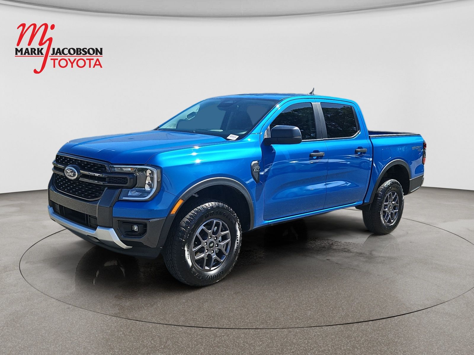 Velocity Blue Metallic 2025 Ford Ranger XLT SuperCrew 4WD Pickup Truck Four-Wheel Drive Automatic