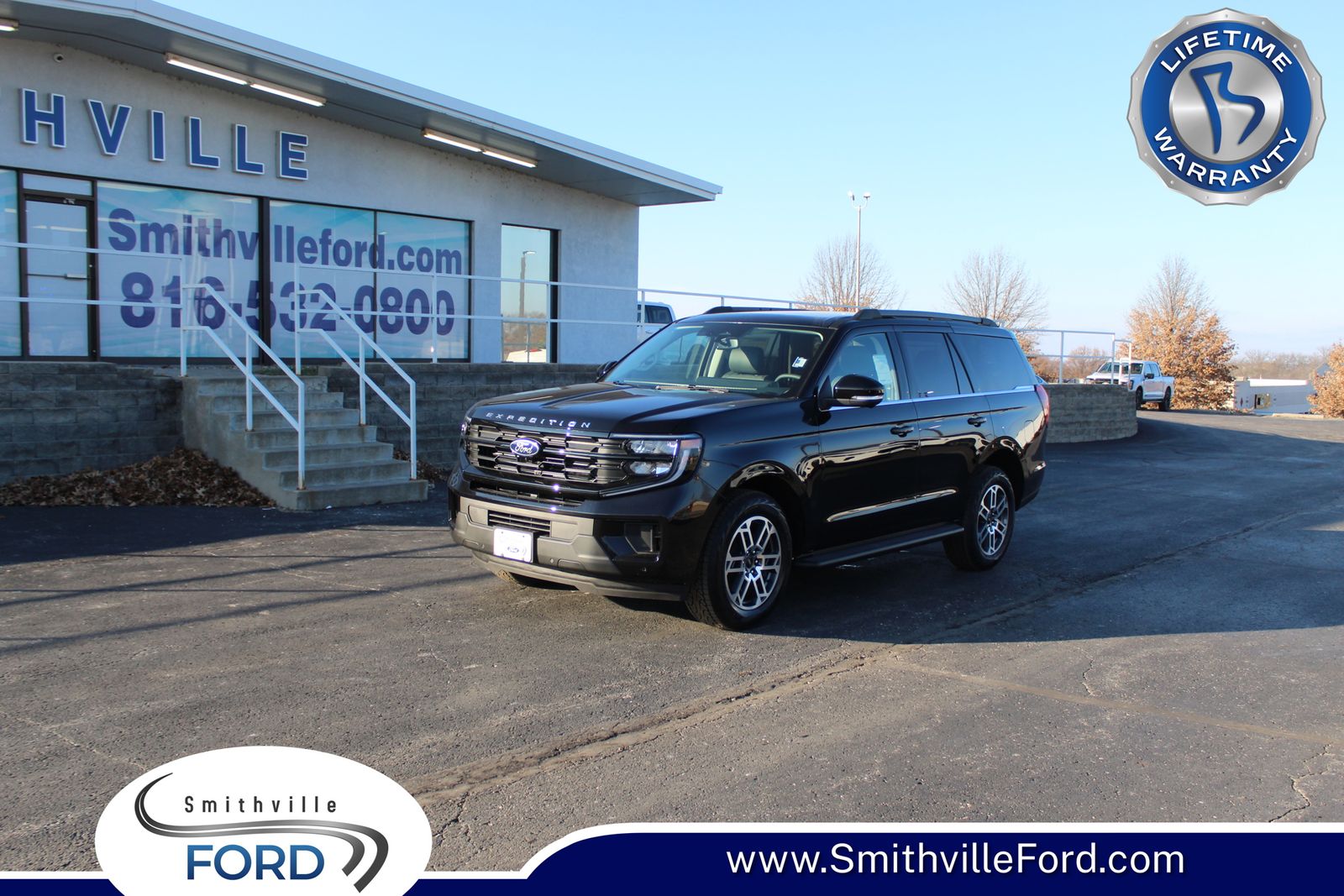 Agate Black Metallic 2025 Ford Expedition SUV / Crossover Four-Wheel Drive Automatic