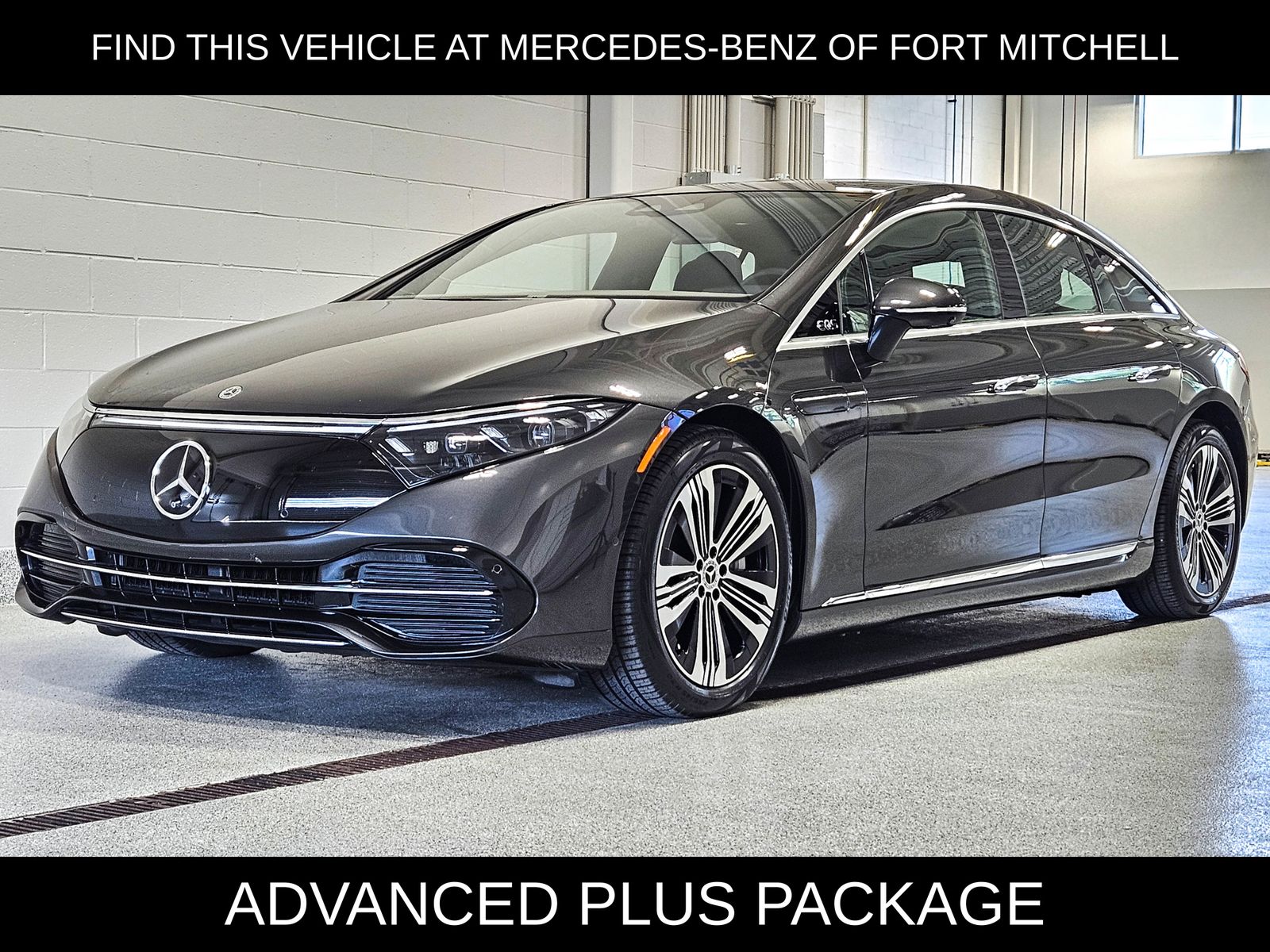Graphite Gray Metallic 2023 Mercedes-Benz EQS Sedan All-Wheel Drive 1-Speed Automatic