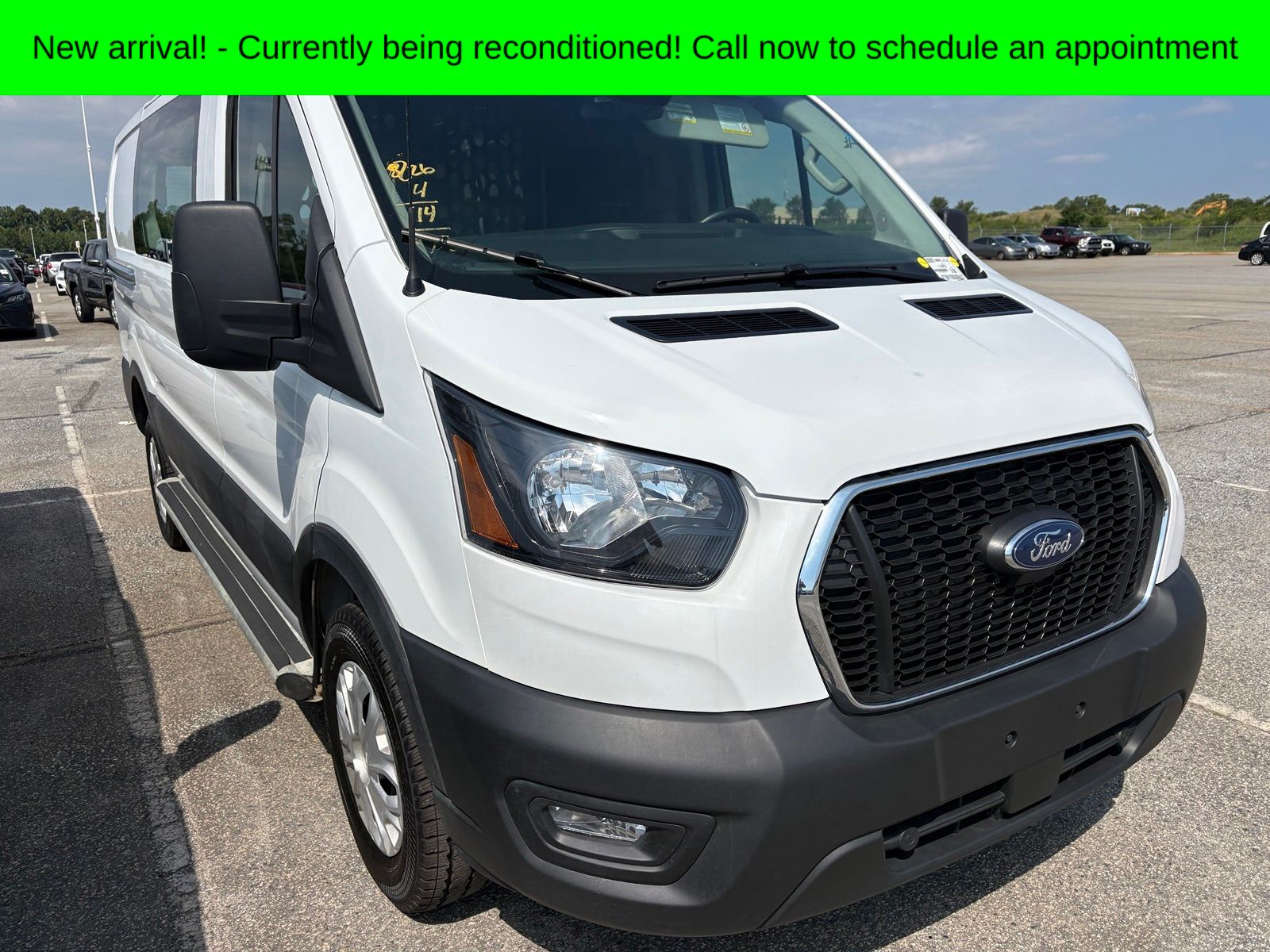 Oxford White 2025 Ford Transit Cargo Van Rear-Wheel Drive