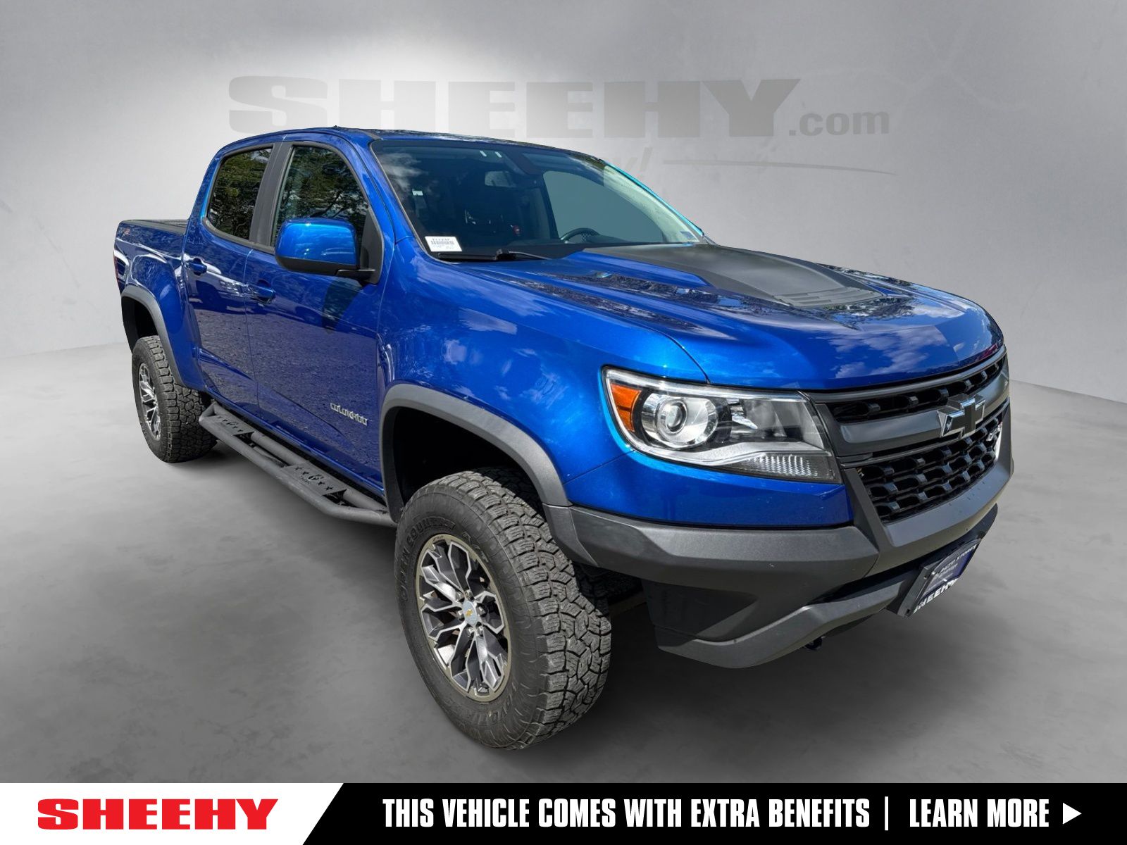 Kinetic Blue Metallic 2019 Chevrolet Colorado Pickup Truck Four-Wheel Drive 8-Speed Automatic