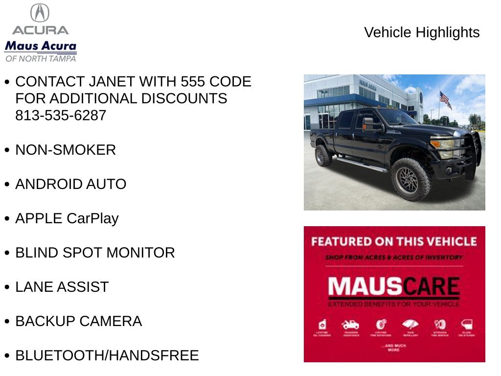 Used 2013 Ford Super Duty F-250 Platinum 4D Crew Cab