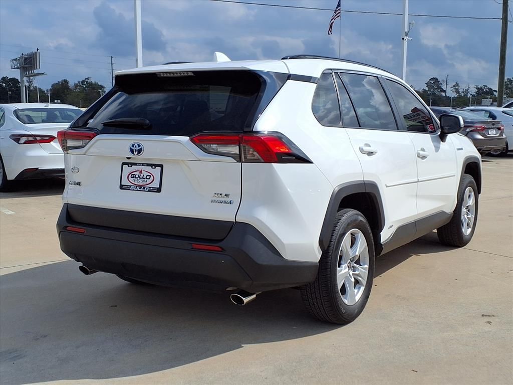 2021 Toyota RAV4 Hybrid XLE White at Don McGill Toyota