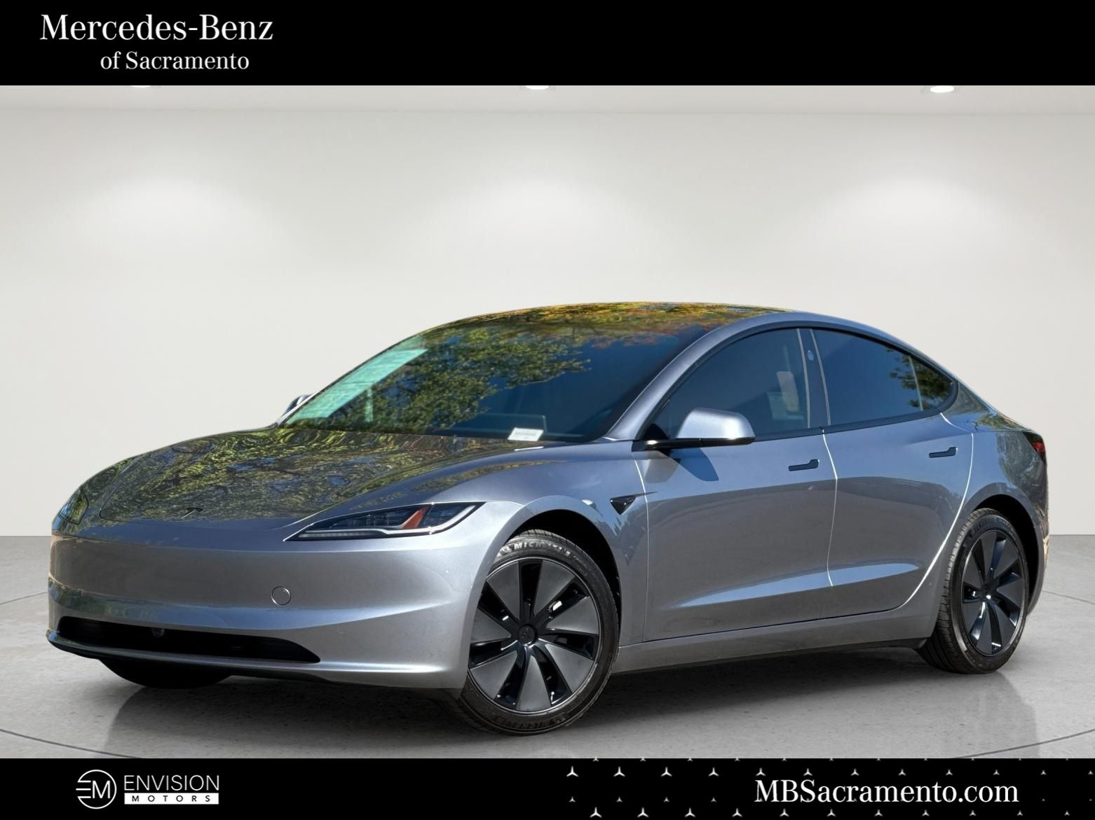 Stealth Gray 2026 Tesla Model 3 Sedan 1-Speed Automatic