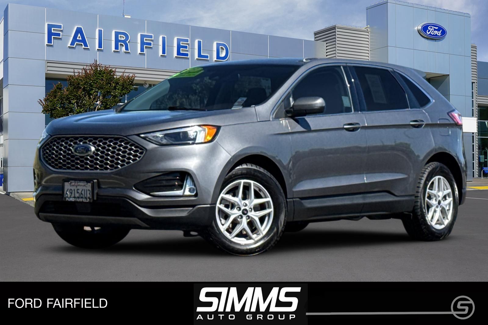 Gray Metallic 2023 Ford Edge SEL AWD SUV / Crossover All-Wheel Drive 8-Speed Automatic