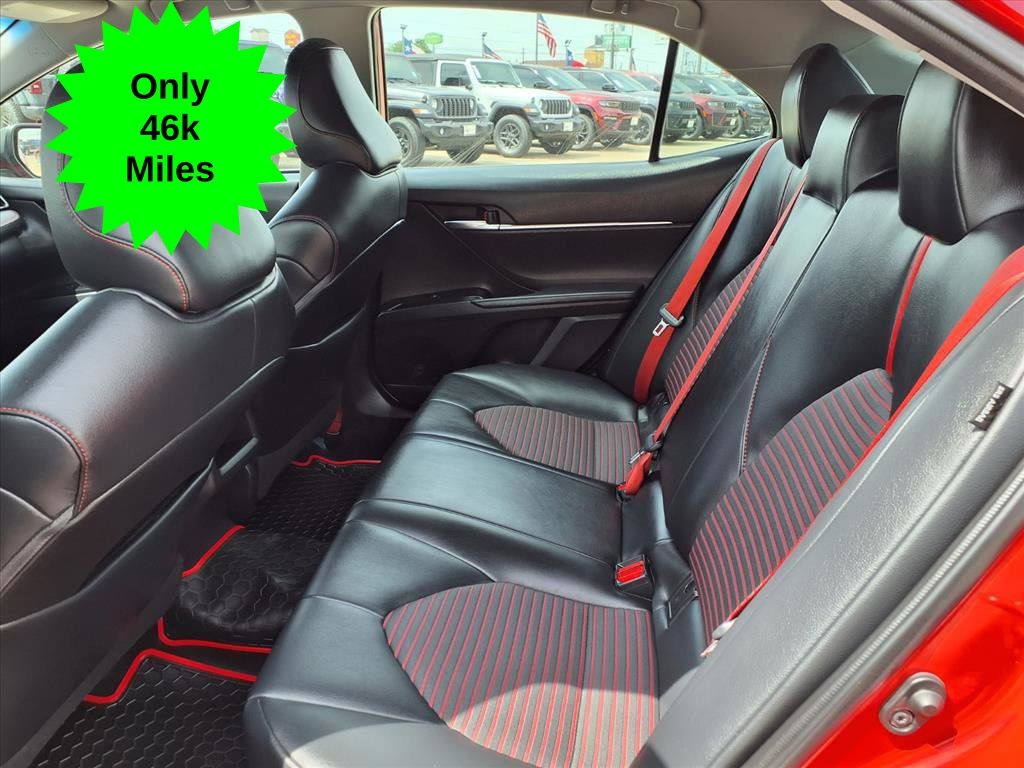 2020 Toyota Camry TRD V6 Red at Joe Myers Mazda Kia