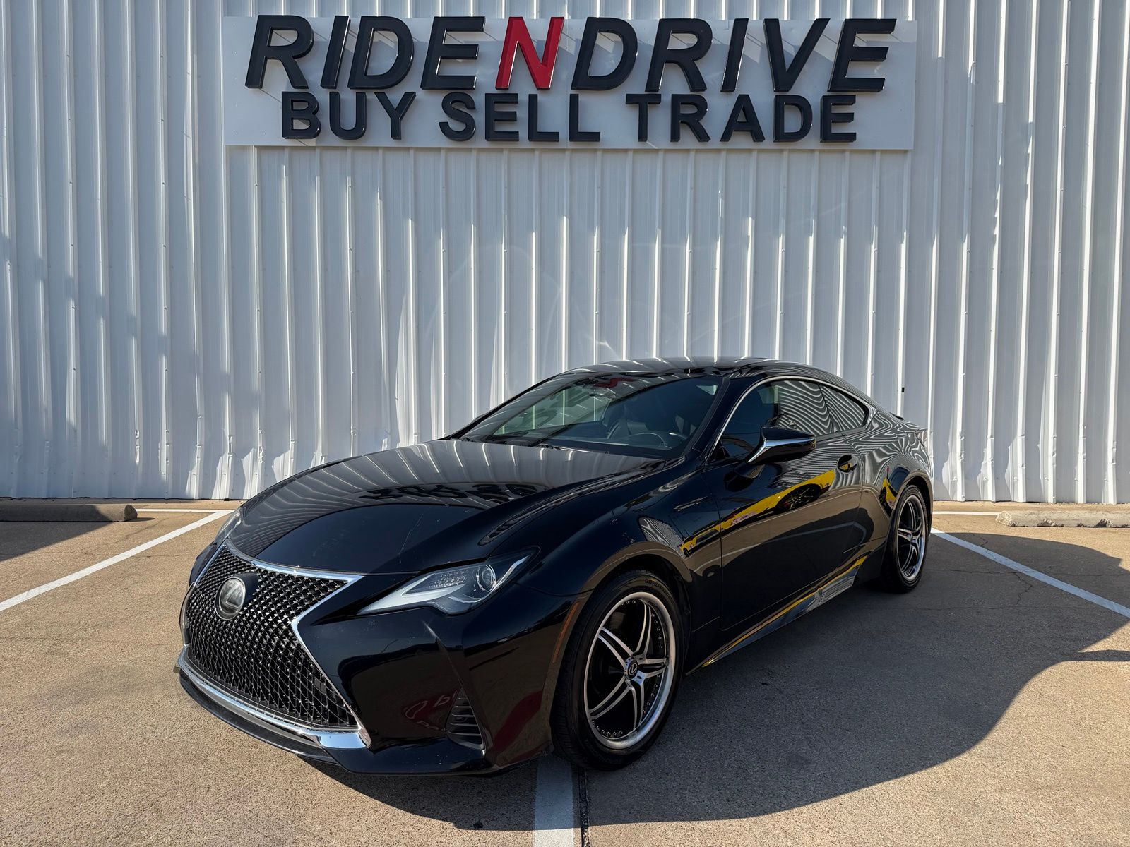 Black (Obsidian) 2019 Lexus RC Coupe Rear-Wheel Drive 8-Speed Automatic