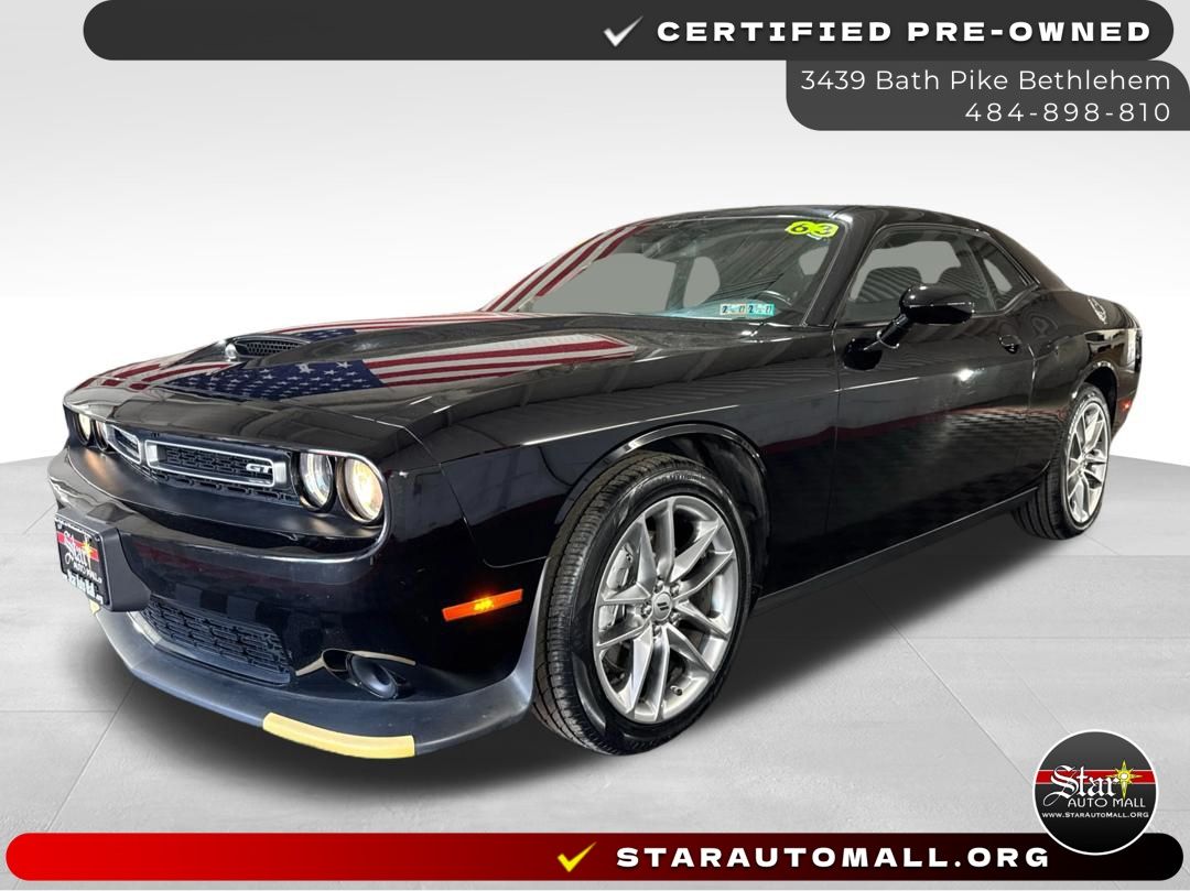 Pitch Black Clearcoat 2023 Dodge Challenger Coupe All-Wheel Drive 8-Speed Automatic