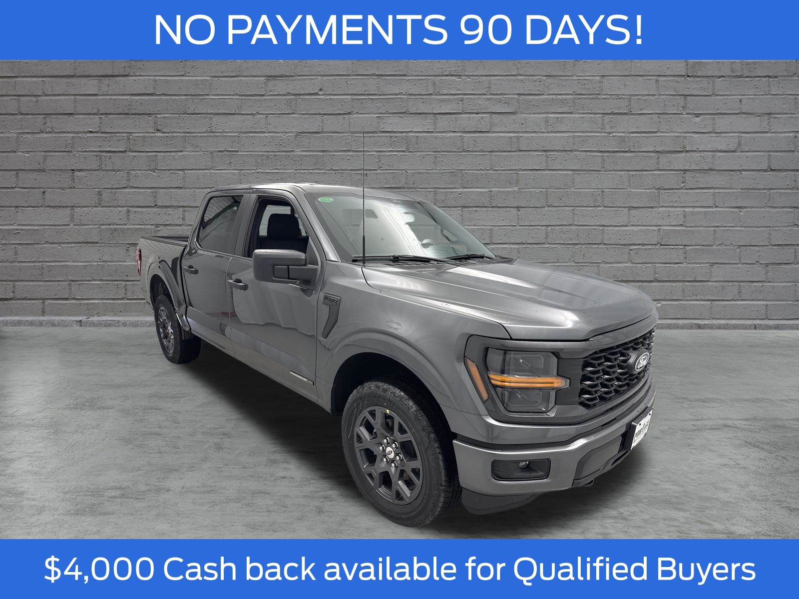 Carbonized Gray Metallic 2026 Ford F-150 Pickup Truck Four-Wheel Drive Automatic
