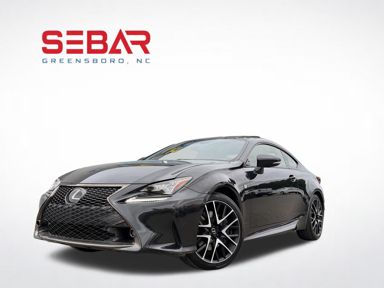 Black (Caviar) 2018 Lexus RC 350 AWD Coupe All-Wheel Drive 6-Speed Automatic