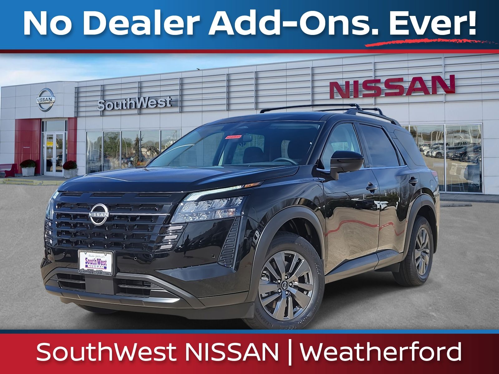 Super Black 2026 Nissan Pathfinder SV FWD SUV / Crossover Front-Wheel Drive 9-Speed Automatic