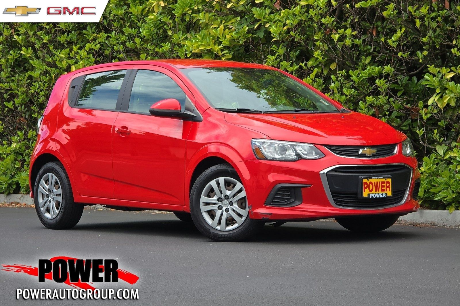 Red 2020 Chevrolet Sonic Hatchback Front-Wheel Drive 6-Speed Automatic