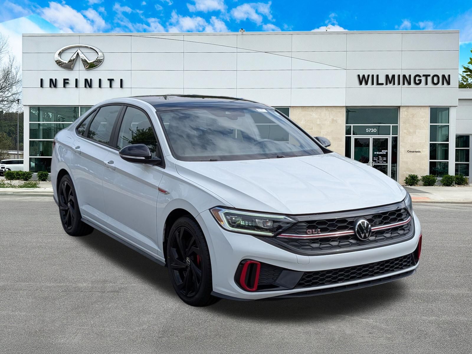 Pure White 2023 Volkswagen Jetta GLI Sedan Front-Wheel Drive 7-Speed Dual Clutch