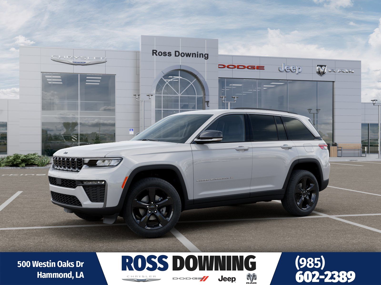 Bright White Clearcoat 2026 Jeep Grand Cherokee Limited RWD SUV / Crossover 4X2 8-Speed Automatic