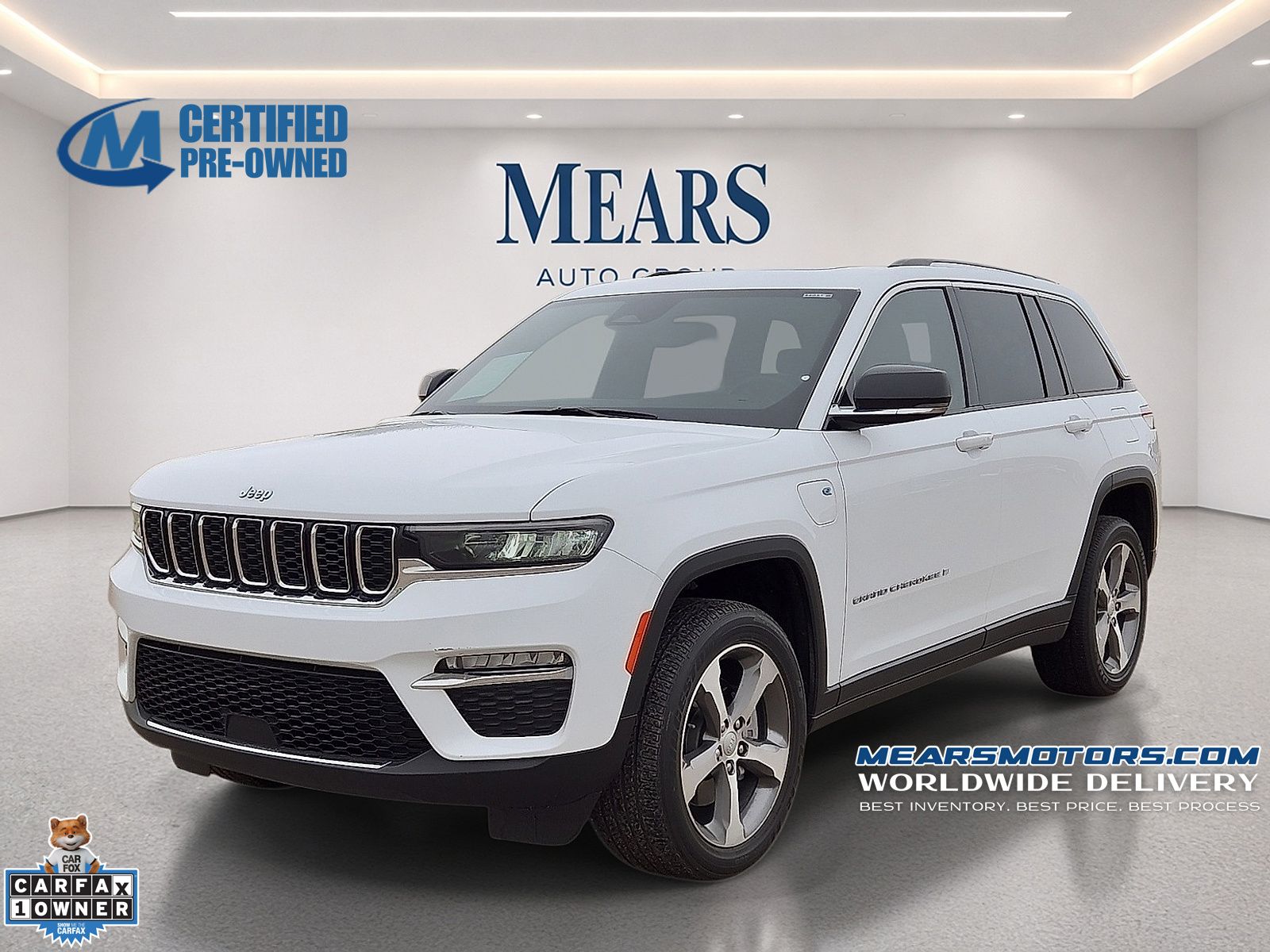 Bright White Clearcoat 2022 Jeep Grand Cherokee 4xe SUV / Crossover Four-Wheel Drive 8-Speed Automatic