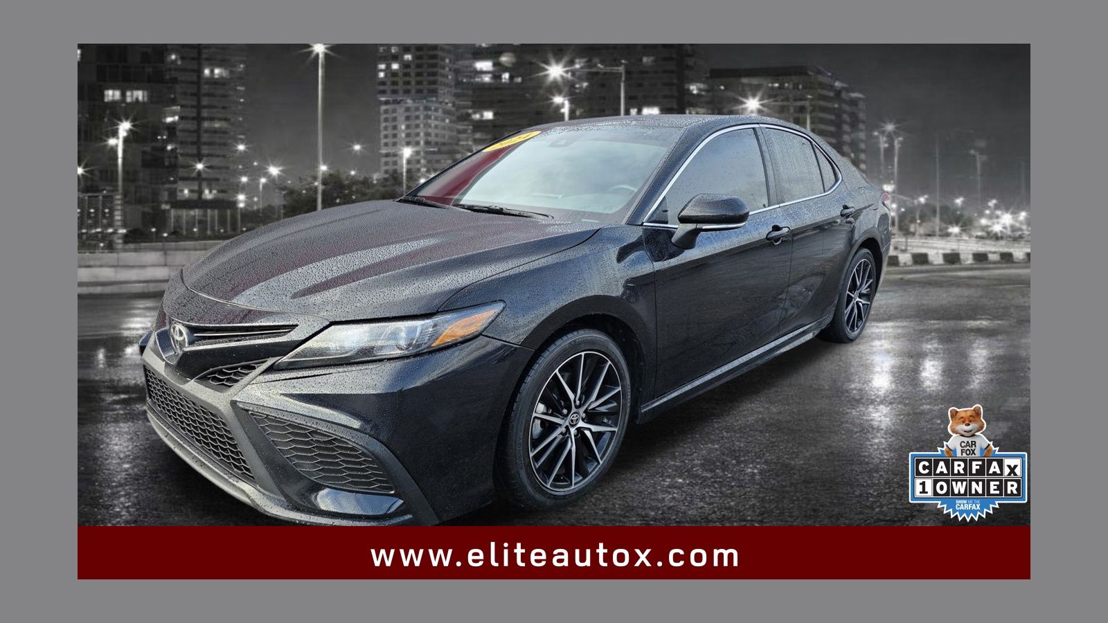 Midnight Black Metallic 2024 Toyota Camry SE FWD Sedan Front-Wheel Drive 8-Speed Automatic